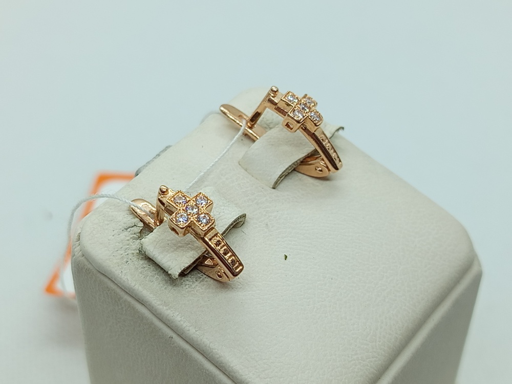 СЕРЬГИ С КАМНЯМИ (Au 585)