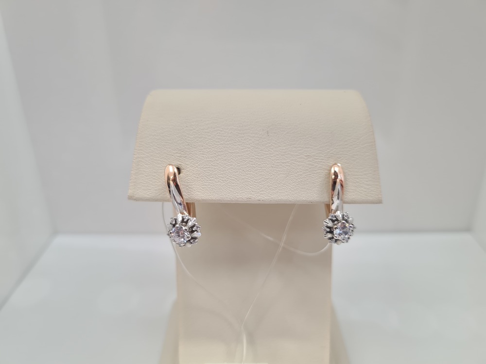 СЕРЬГИ С КАМНЯМИ (Au 585)