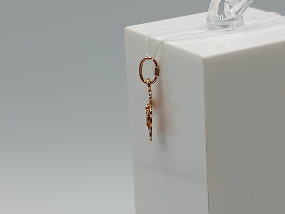 ПОДКБК585 ПОДВЕСКА КРЕСТ БЕЗ КАМНЯ (Au 585)