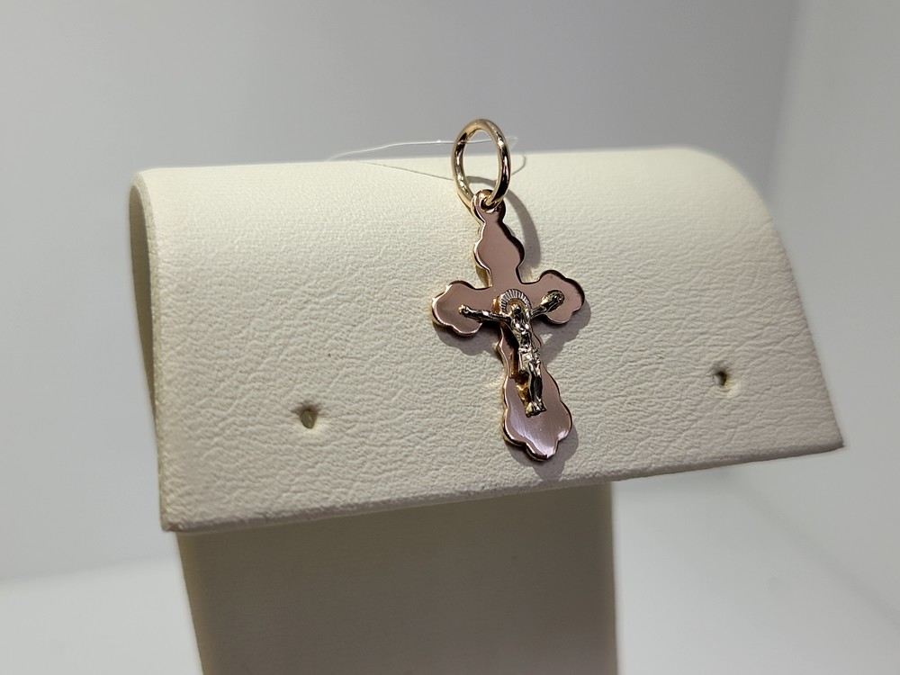 810-00330-10-00-00-00 ПОДВЕСКА КРЕСТ без камня (Au 585)