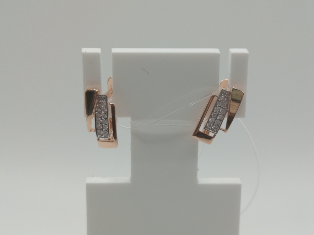 СЕРЬГИ С КАМНЯМИ (Au 585)