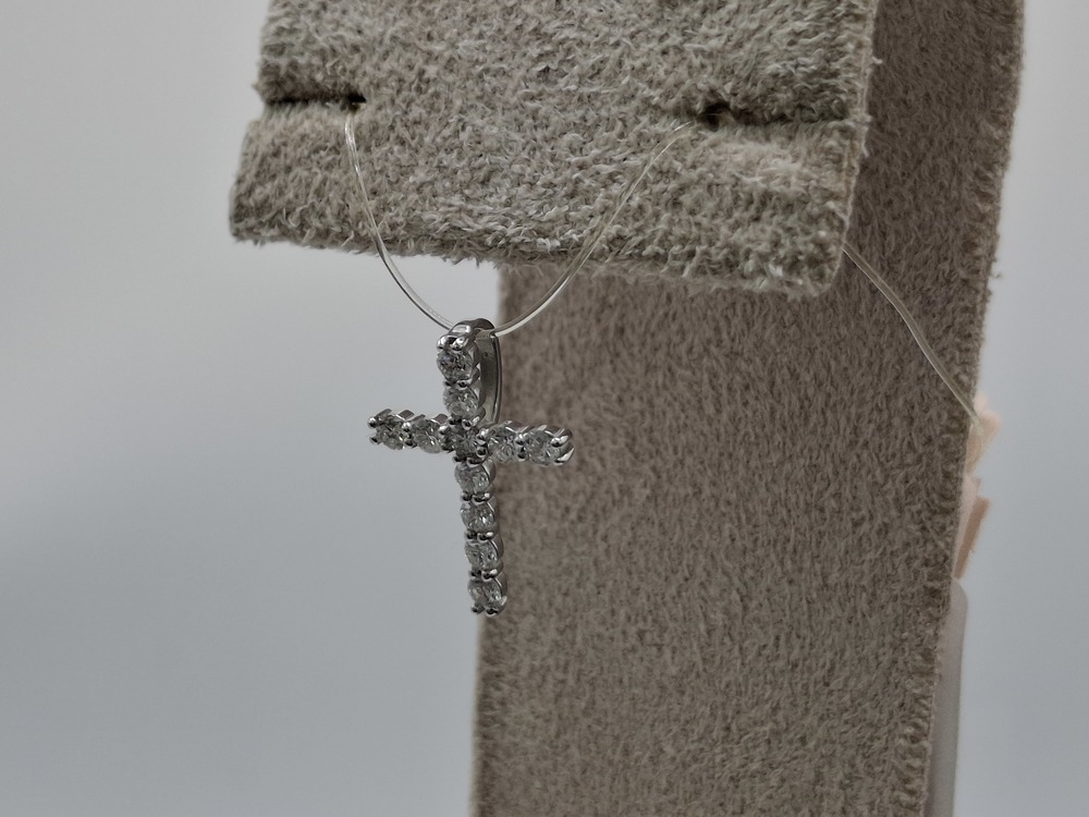 ПОДВЕСКА КРЕСТ Бриллиант (Au 585)