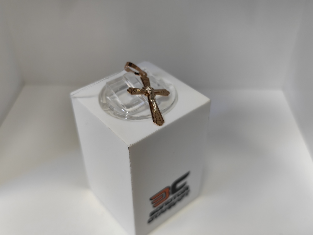 102-ИХ-22.23-12 ПОДВЕСКА КРЕСТ (Au 585)