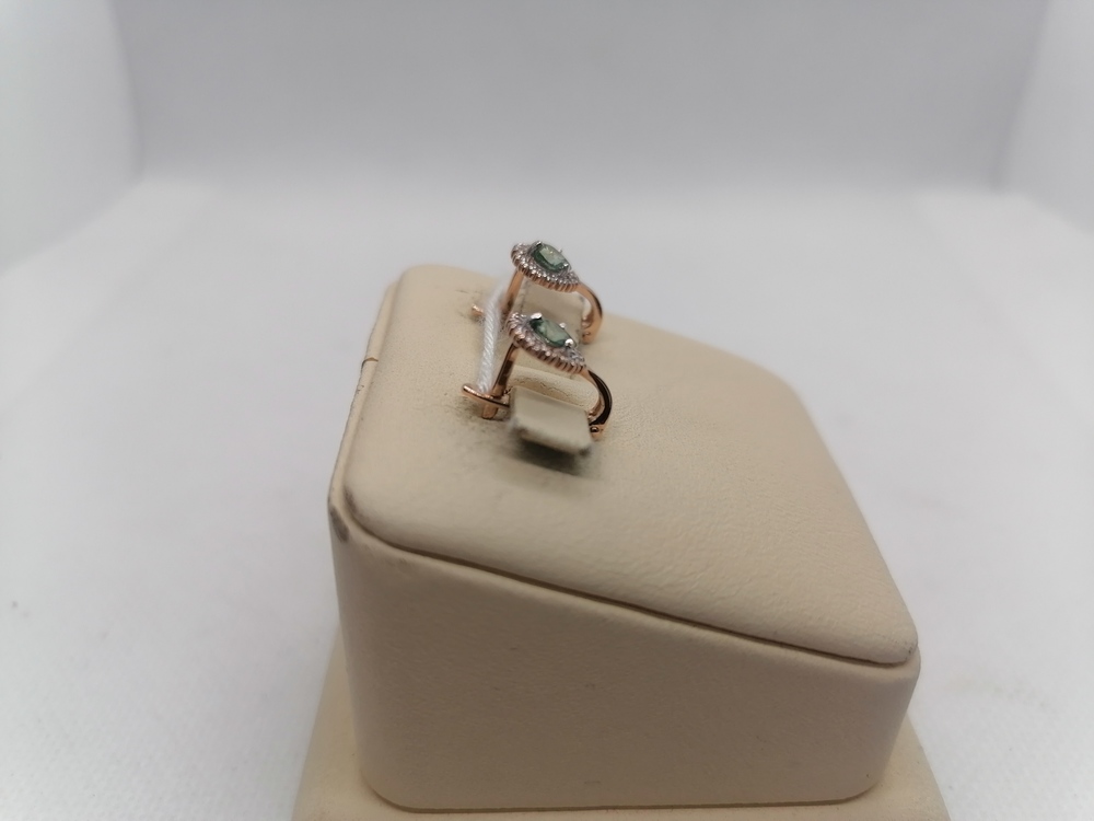 СЕРЬГИ С КАМНЯМИ (Au 585)