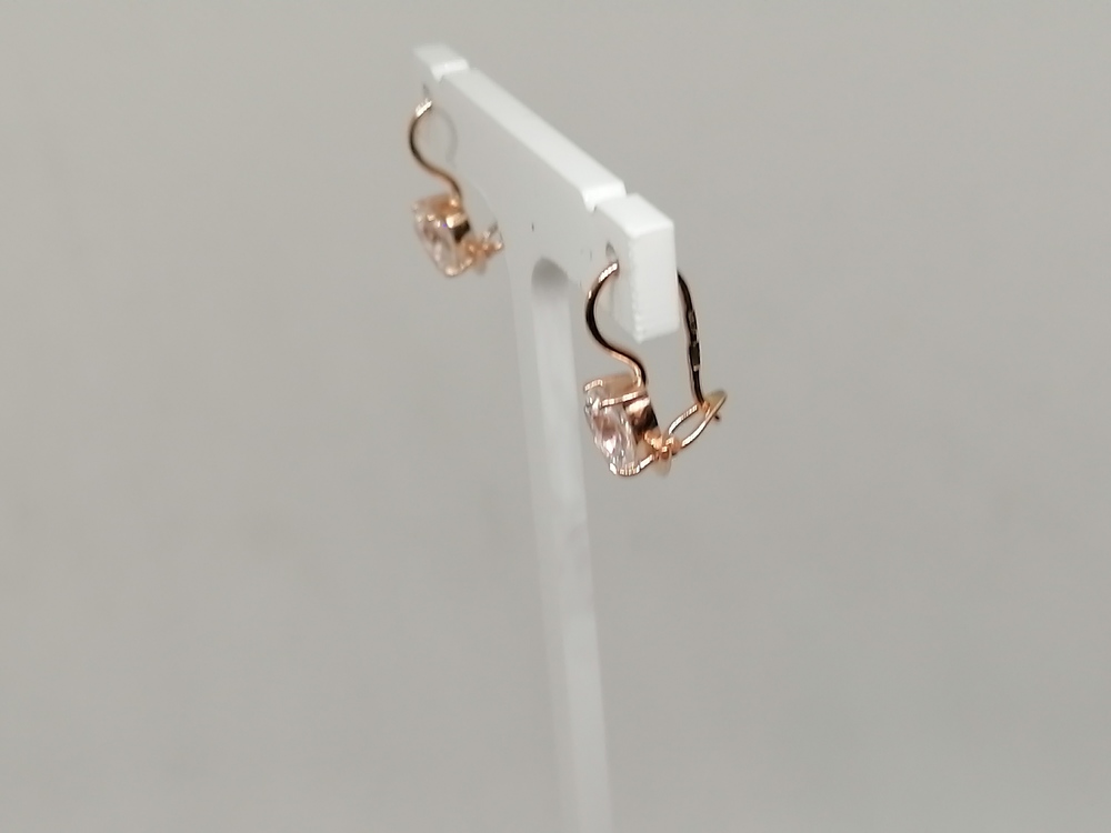 СЕРЬГИ С КАМНЕМ (Au 585)