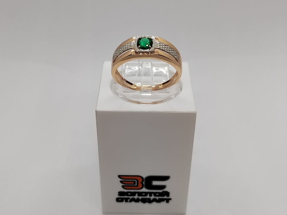 КОЛЬЦО ПЕЧАТКА с камнем (Au 585)