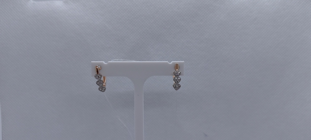 СЕРЬГИ С КАМНЯМИ (Au 585)