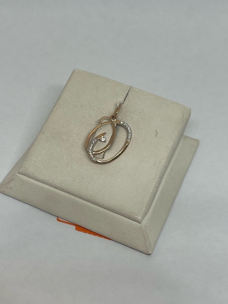 ПОДКМИ585 ПОДВЕСКА С КАМНЯМИ (Au 585)