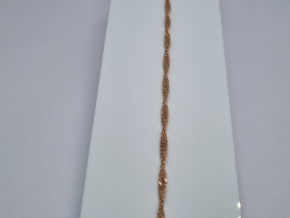 БРАСЛЕТ ПОЛНОВЕСНЫЙ Сингапур Au 585