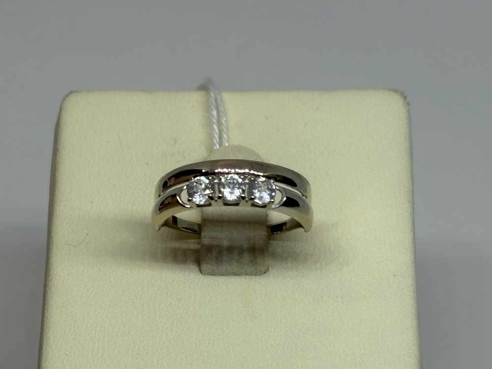 КОЛКМИ585 КОЛЬЦО С КАМНЯМИ (Au 585)