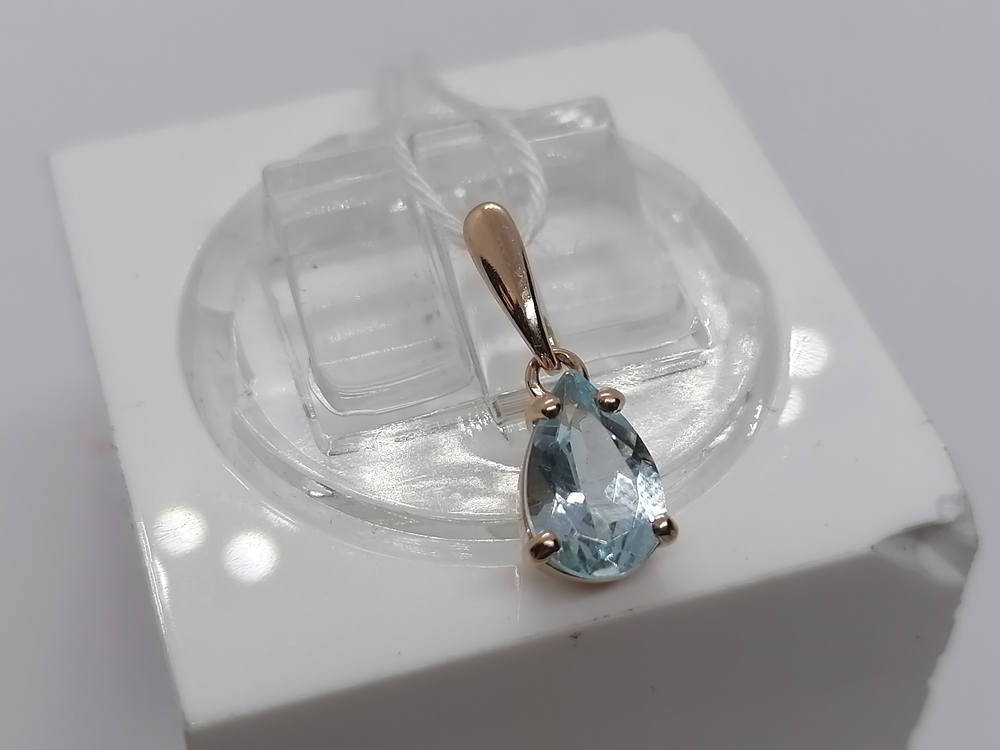 ПОДКМ585 ПОДВЕСКА С КАМНЕМ (Au 585)