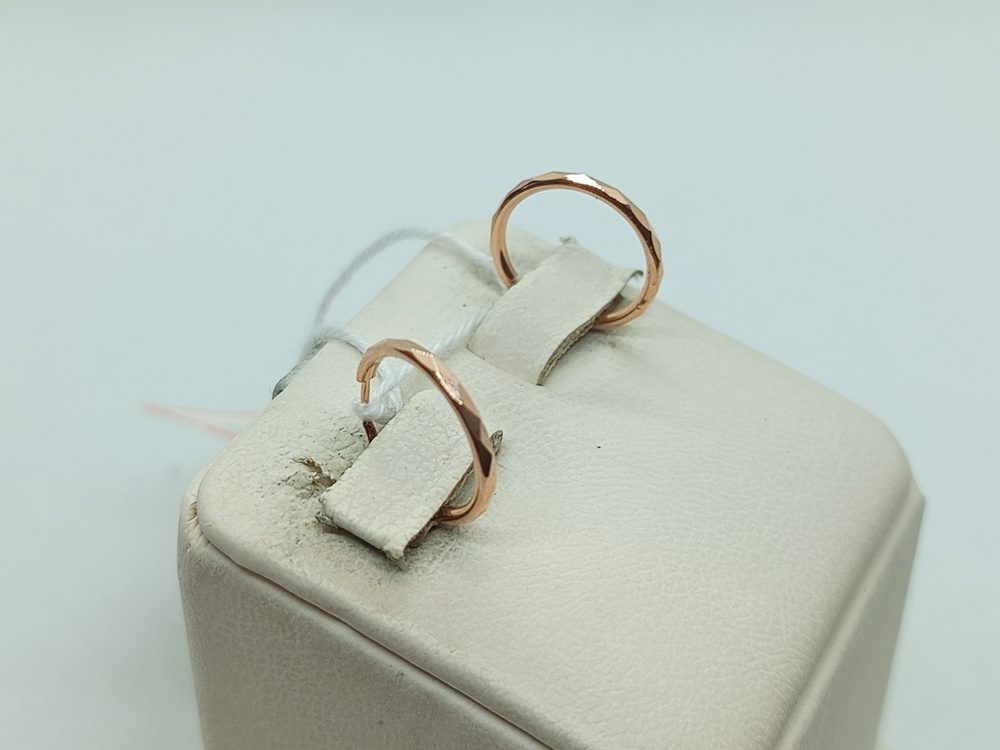 СКОН585 СЕРЬГИ КОНГО (Au 585)