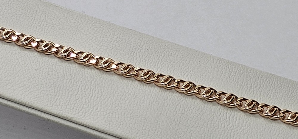 БРАСЛЕТ ПУСТОТЕЛЫЙ Якорное (Au 585)