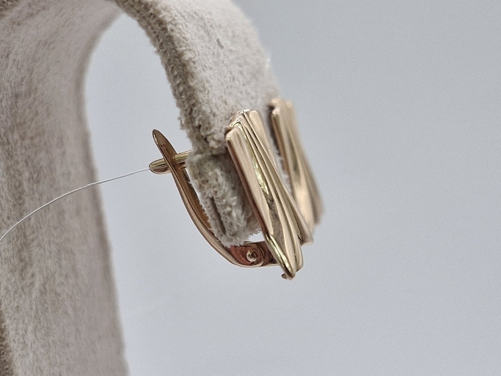 СЕРЬГИ БЕЗ КАМНЯ (Au 585)