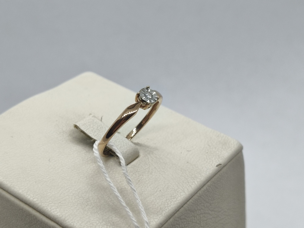 КОЛЬЦО БРИЛЛИАНТ Au 585