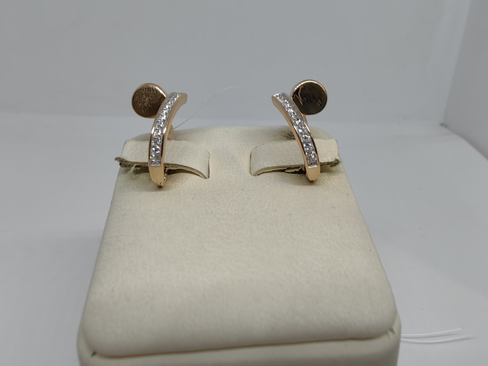 СЕРЬГИ С КАМНЯМИ (Au 585)