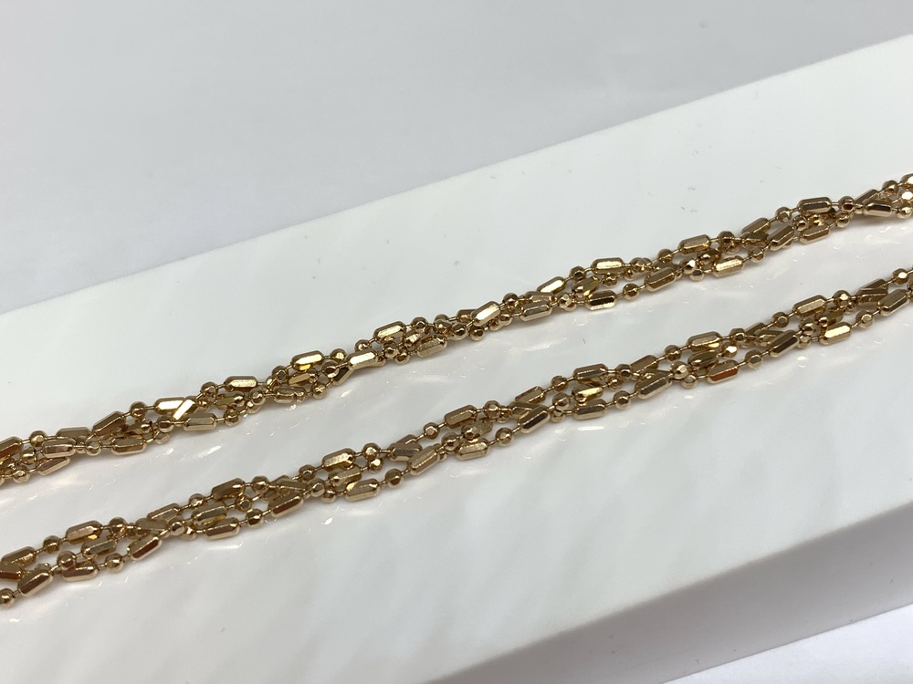 ЦЛПА585 ЦЕПЬ ПОЛНОВЕСНАЯ Перлина (Au 585)