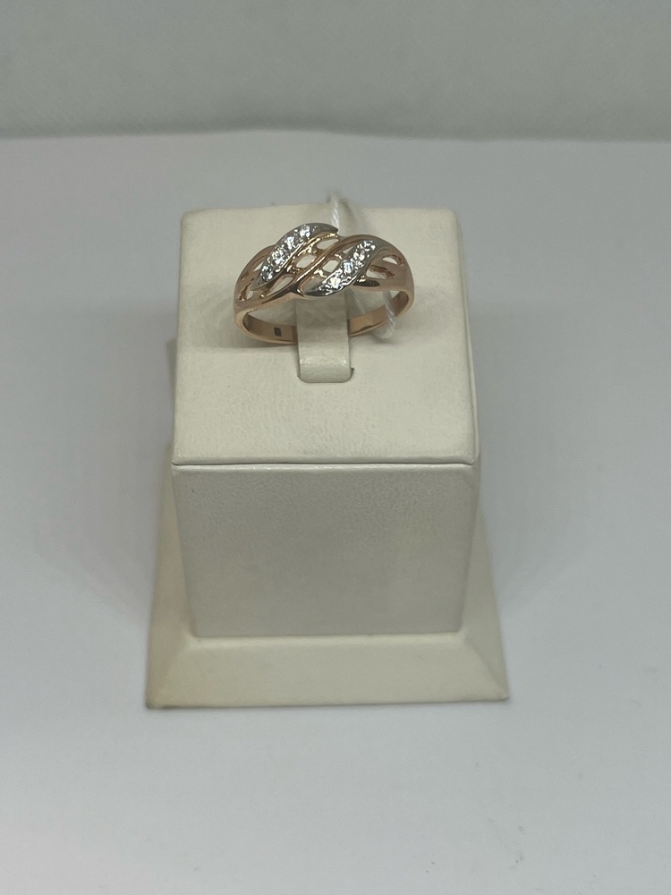 КОЛКМИ585 КОЛЬЦО С КАМНЯМИ (Au 585)