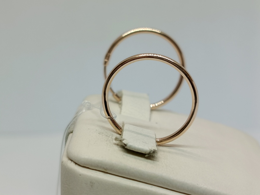 СЕРЬГИ КОНГО без камня (Au 585)