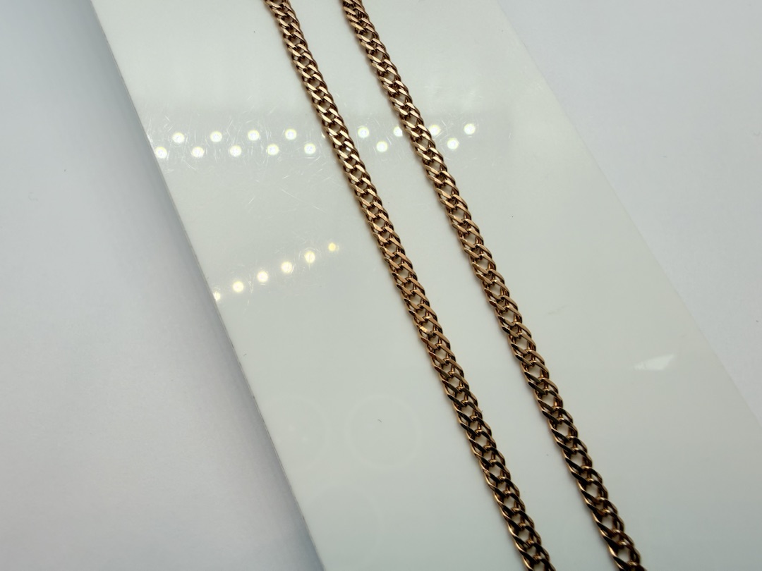 ЦЕПЬ ПОЛНОВЕСНАЯ Ромб двойной (Au 585)