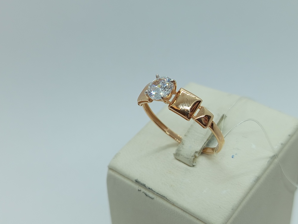 КОЛЬЦО С КАМНЯМИ (Au 585)