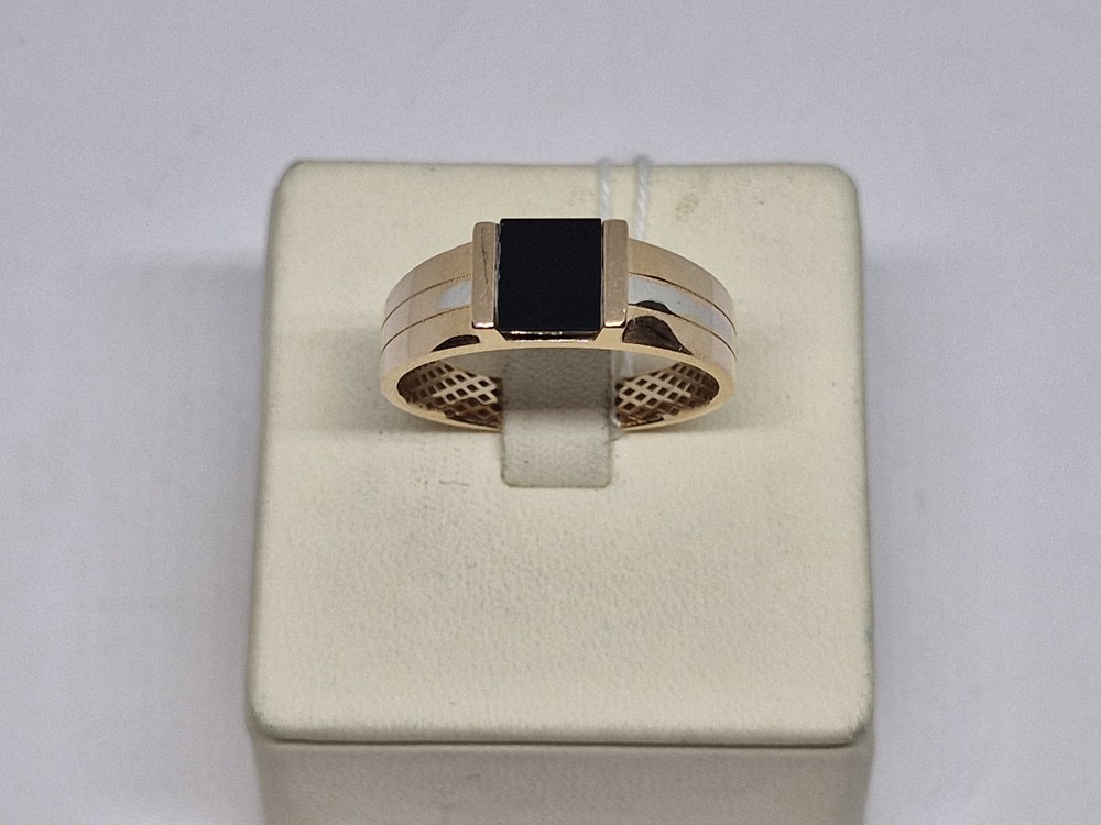 ПЕЧАТКА С КАМНЕМ (Au 585)