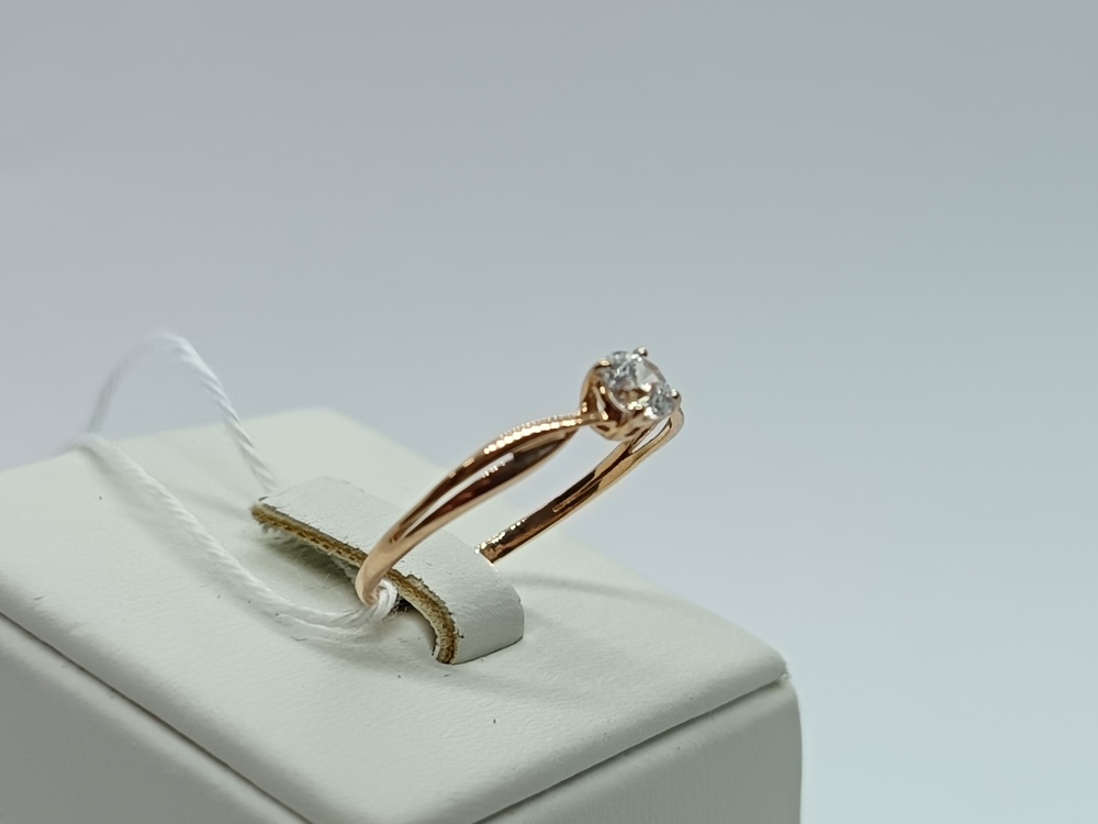 КОЛЬЦО С КАМНЕМ (Au 585)