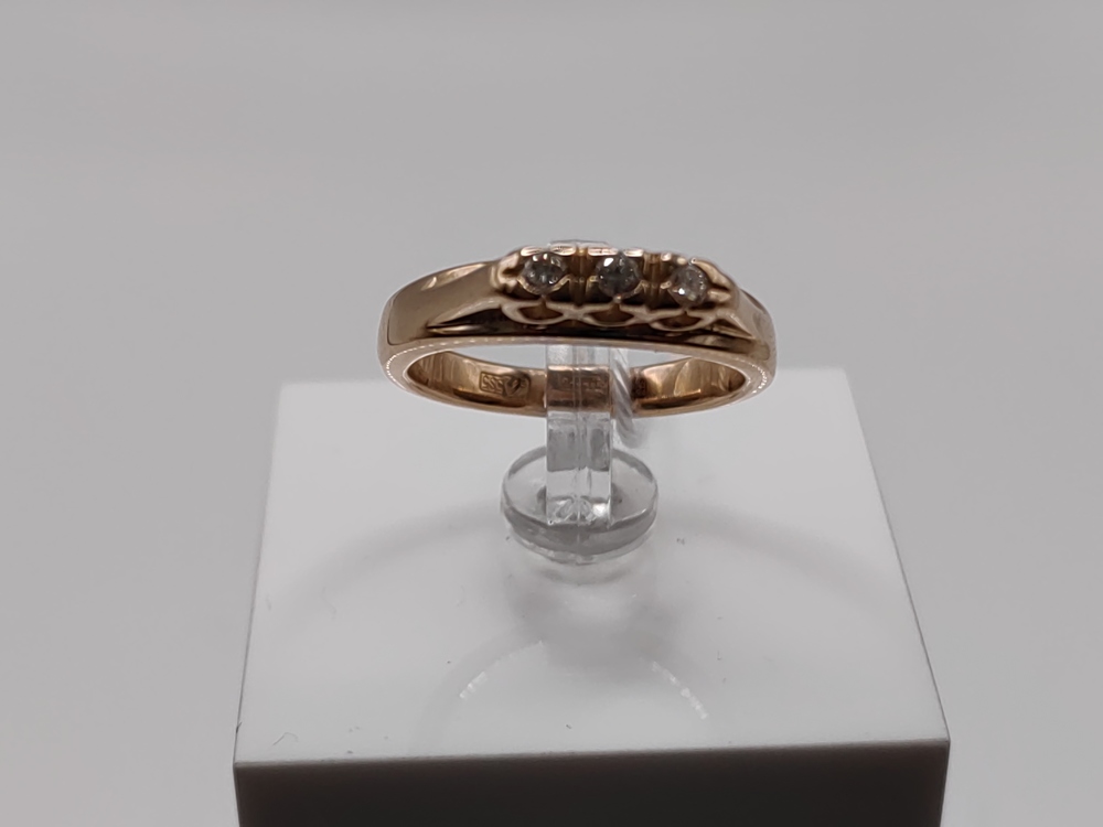 КОЛЬЦО БРИЛЛИАНТ Au 585