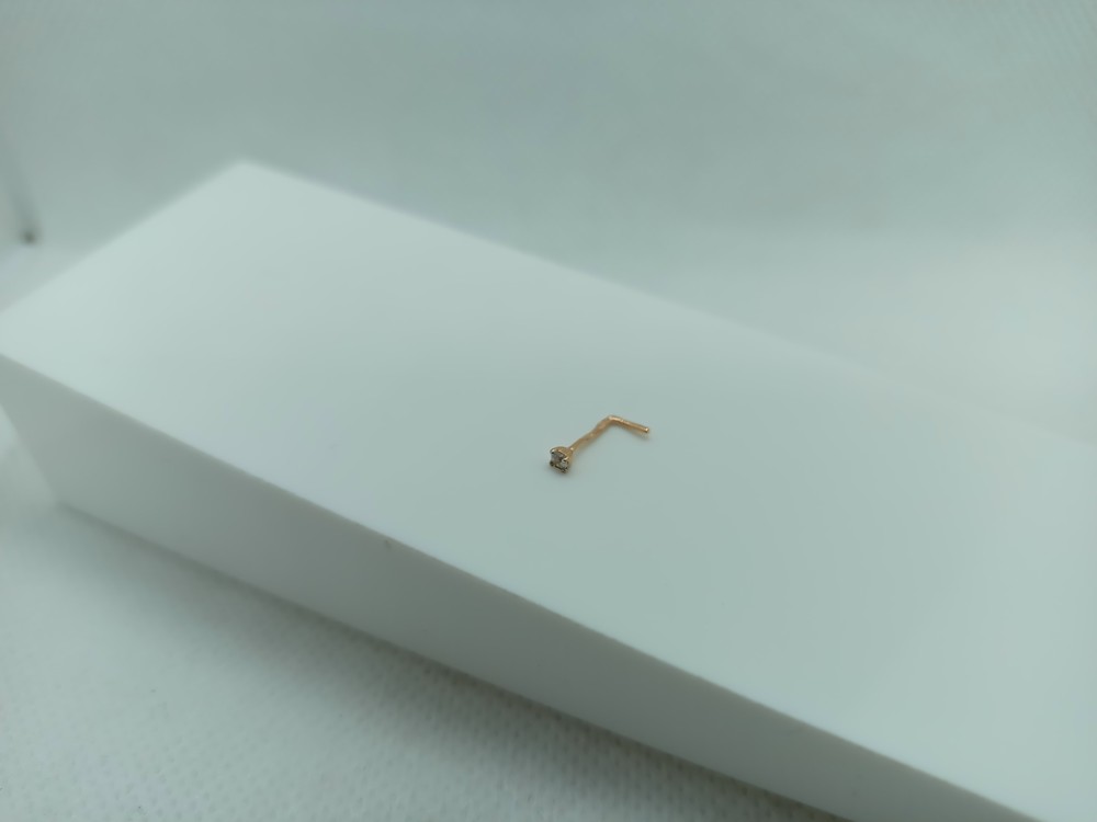 ПИРСИНГ С КАМНЕМ (Au 585)