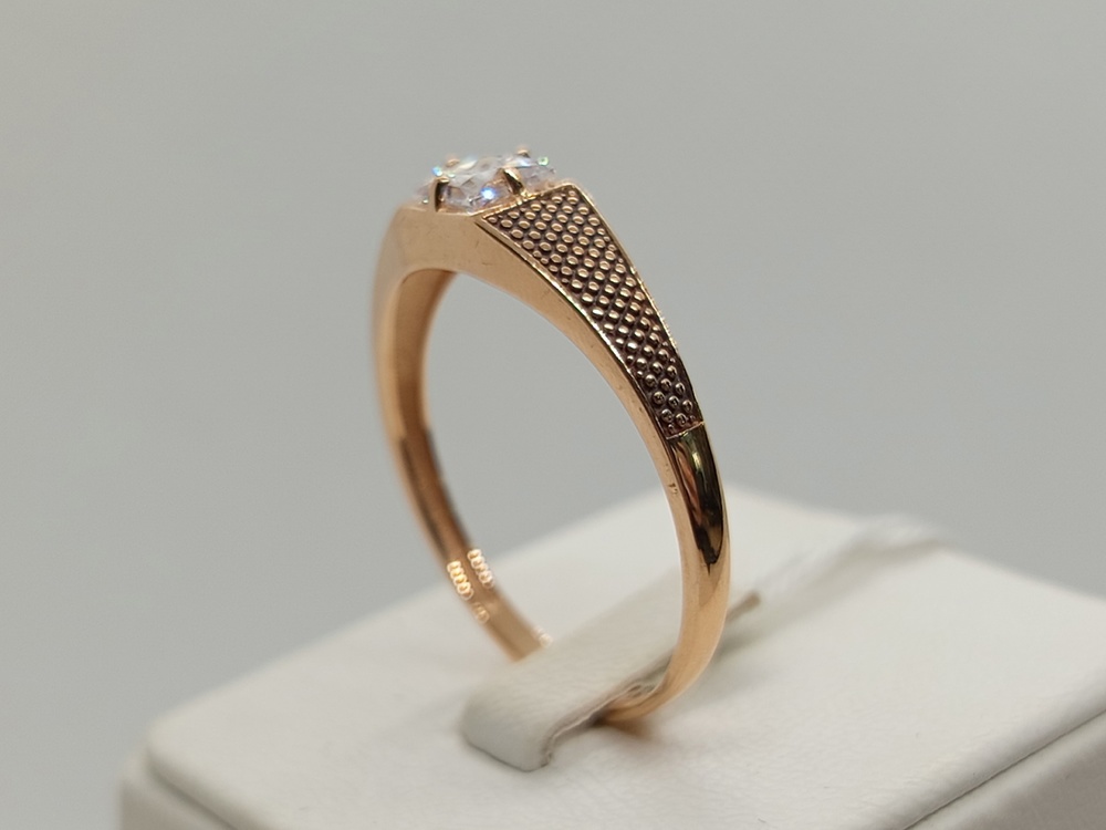 ПЕЧАТКА С КАМНЕМ (Au 585)