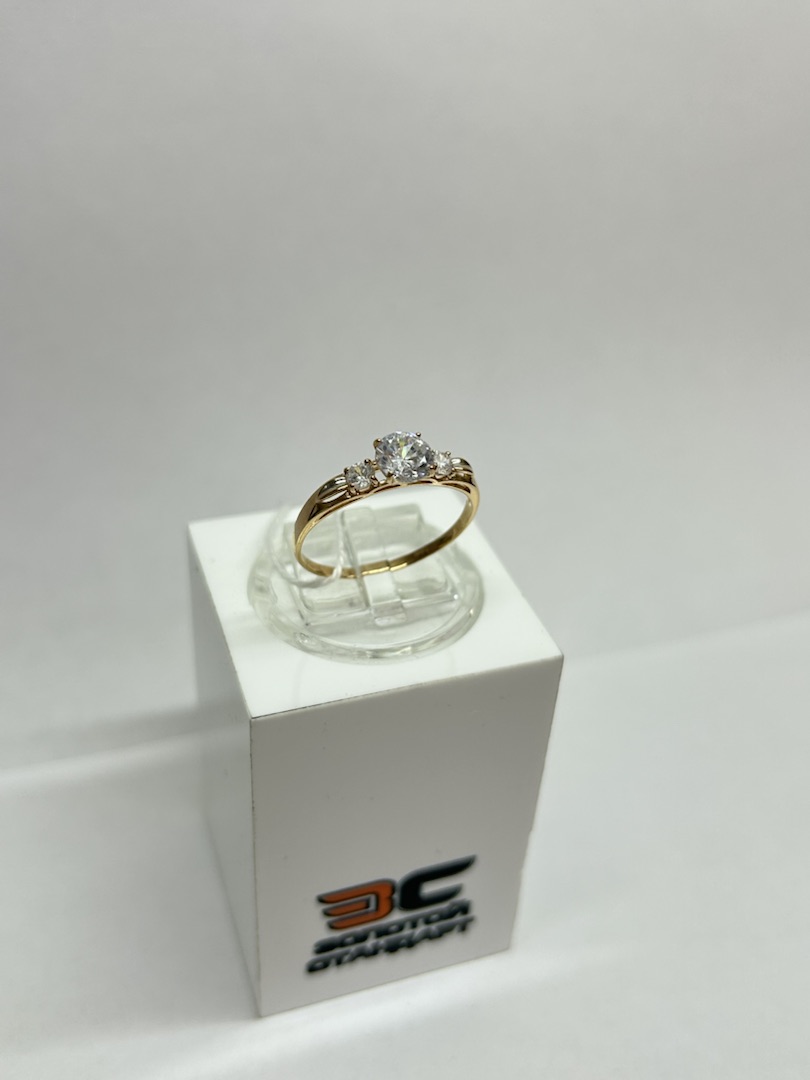 КОЛКМИ585 КОЛЬЦО С КАМНЯМИ (Au 585)