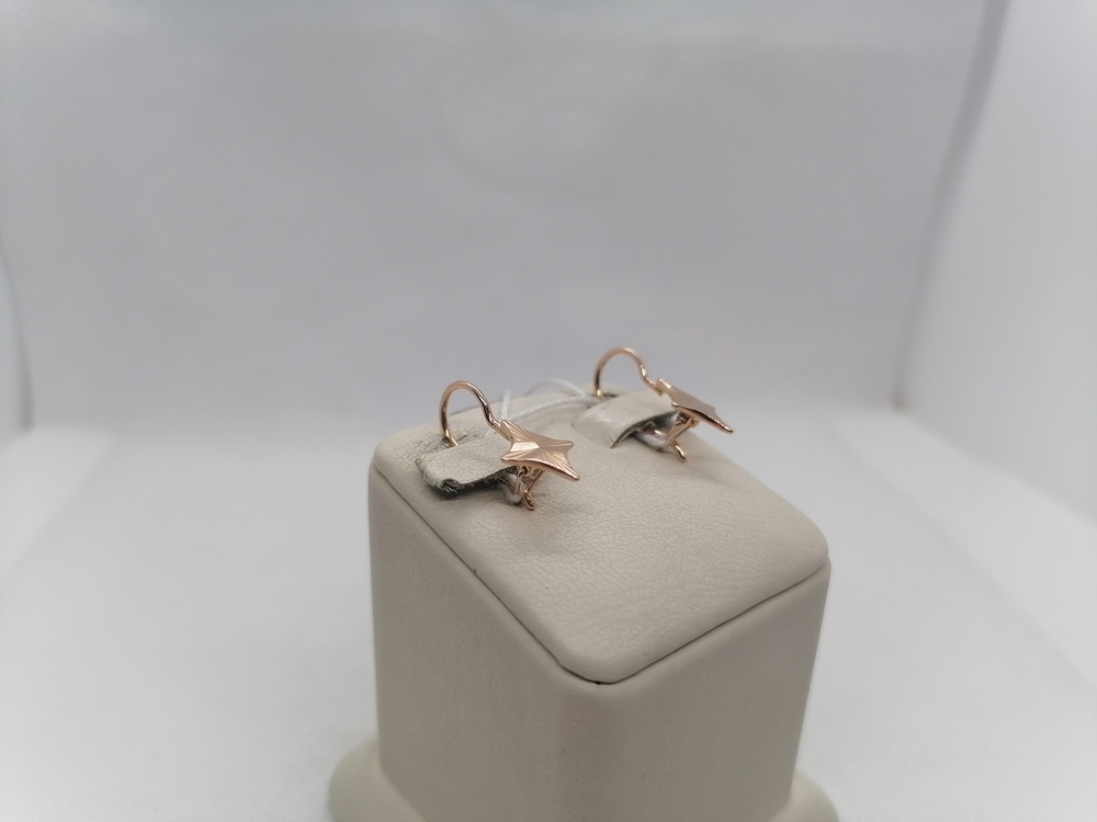 СБКМ583 СЕРЬГИ БЕЗ КАМНЯ (Au 583)