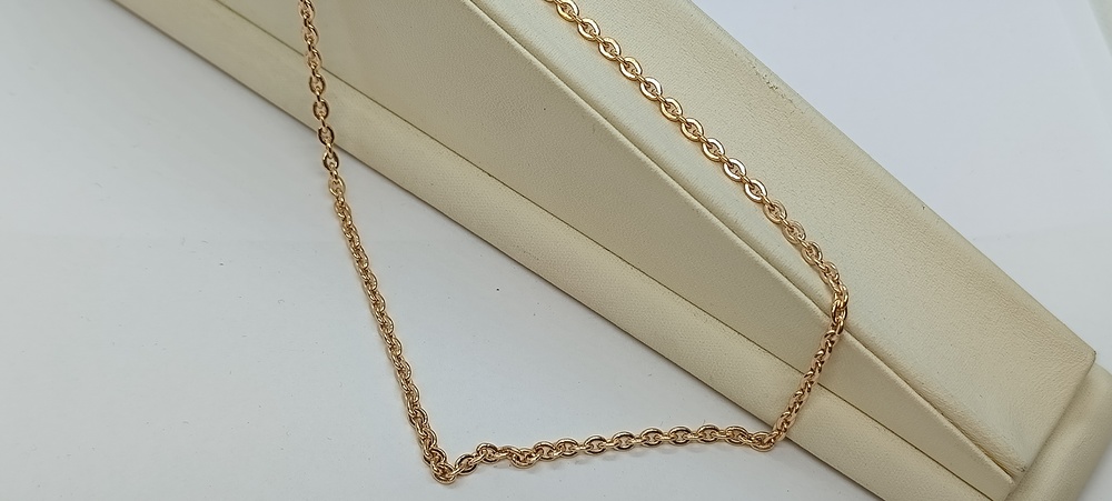 8080201П-55 ЦЕПЬ ПУСТОТЕЛАЯ Якорное (Au 585)