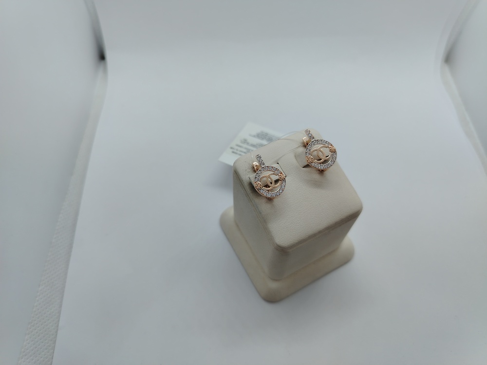 СЕРЬГИ С КАМНЯМИ (Au 585)