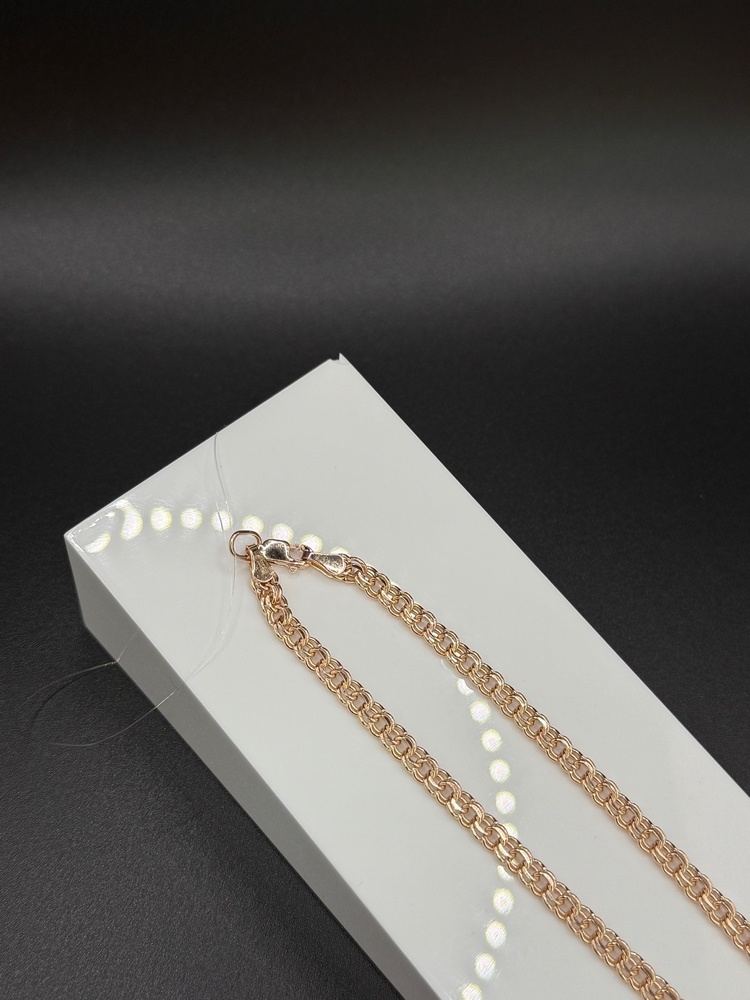 ЦЕПЬ ПУСТОТЕЛАЯ Бисмарк (Au 585)