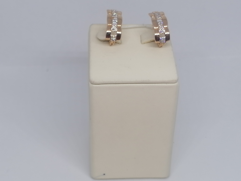 СКМИ585 СЕРЬГИ С КАМНЯМИ (Au 585)