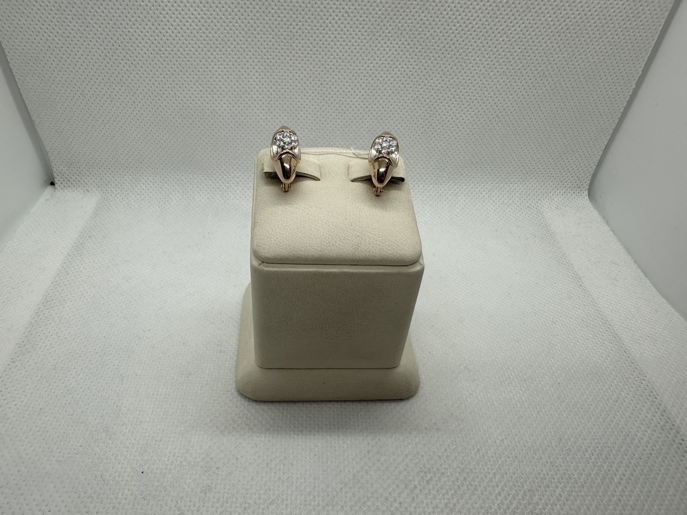 СЕРЬГИ С КАМНЯМИ (Au 585)