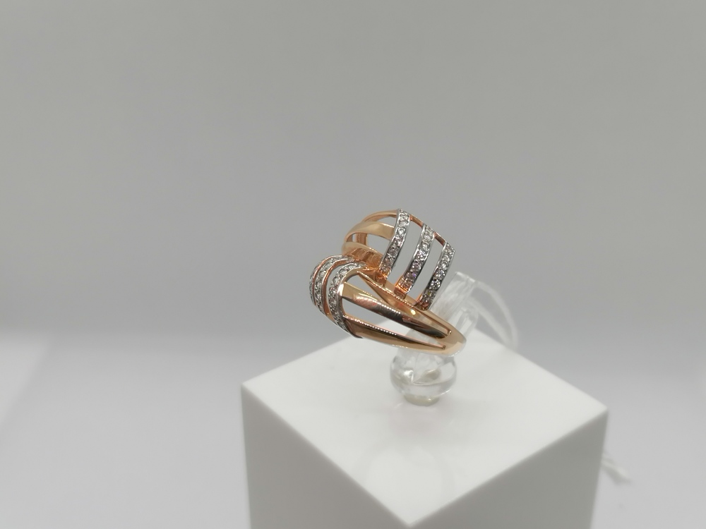 КОЛКМИ585 КОЛЬЦО С КАМНЯМИ (Au 585)