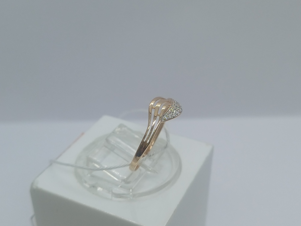 КОЛКМИ375 КОЛЬЦО С КАМНЯМИ (Au 375)