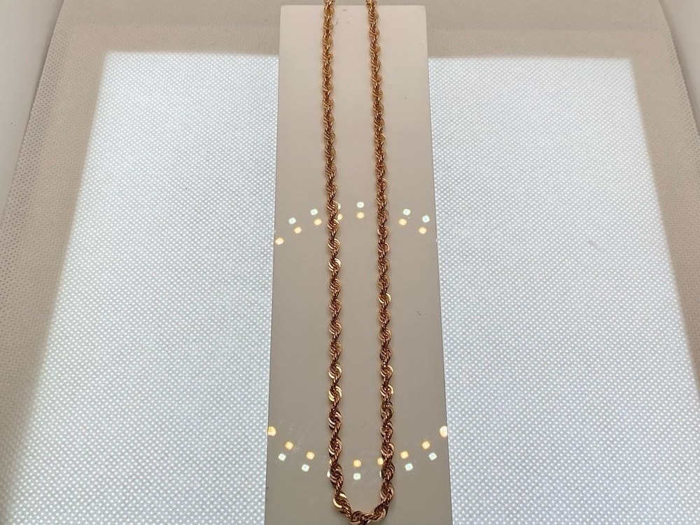 ЦЕПЬ ПУСТОТЕЛАЯ Веревка (Au 585)