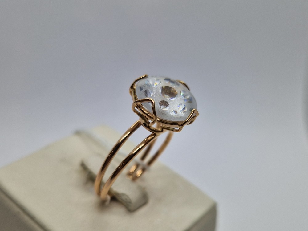 КОЛКМ585 КОЛЬЦО С КАМНЕМ (Au 585)