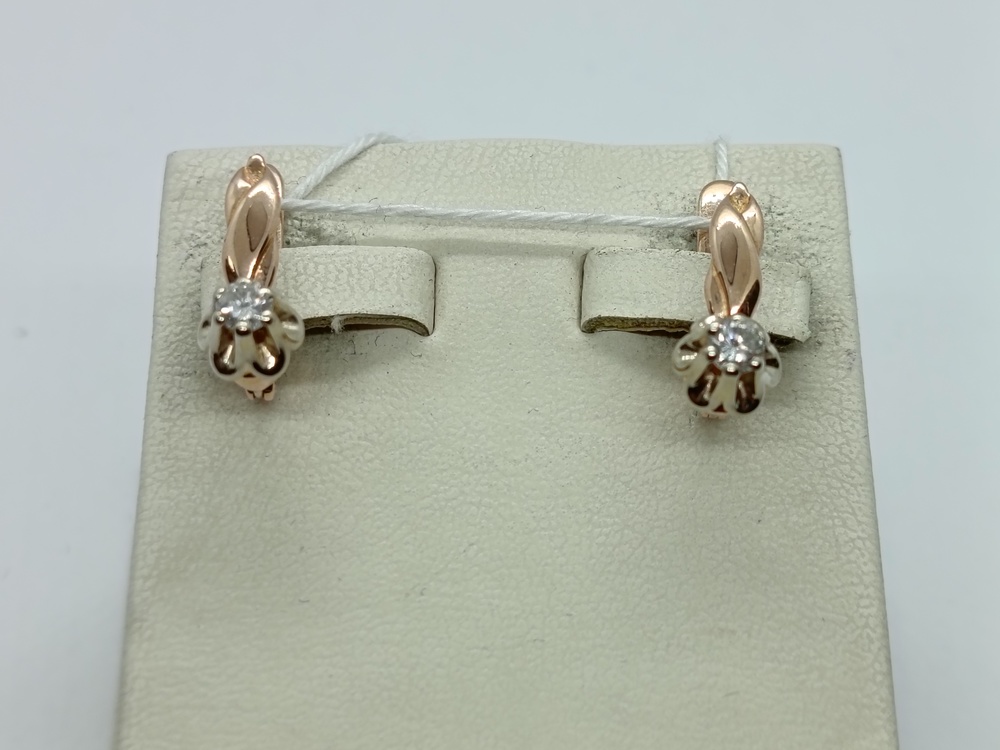 СЕРЬГИ БРИЛЛИАНТ (Au 585)