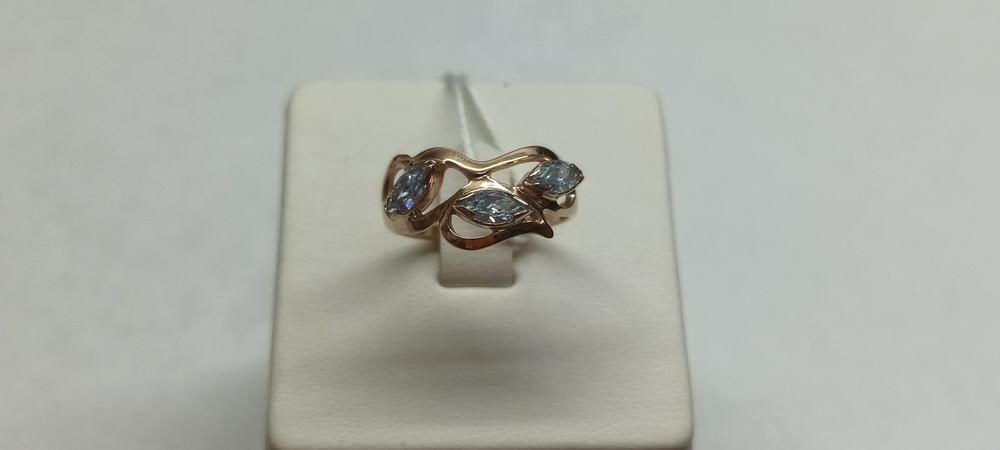 КОЛКМИ585 КОЛЬЦО С КАМНЯМИ (Au 585)