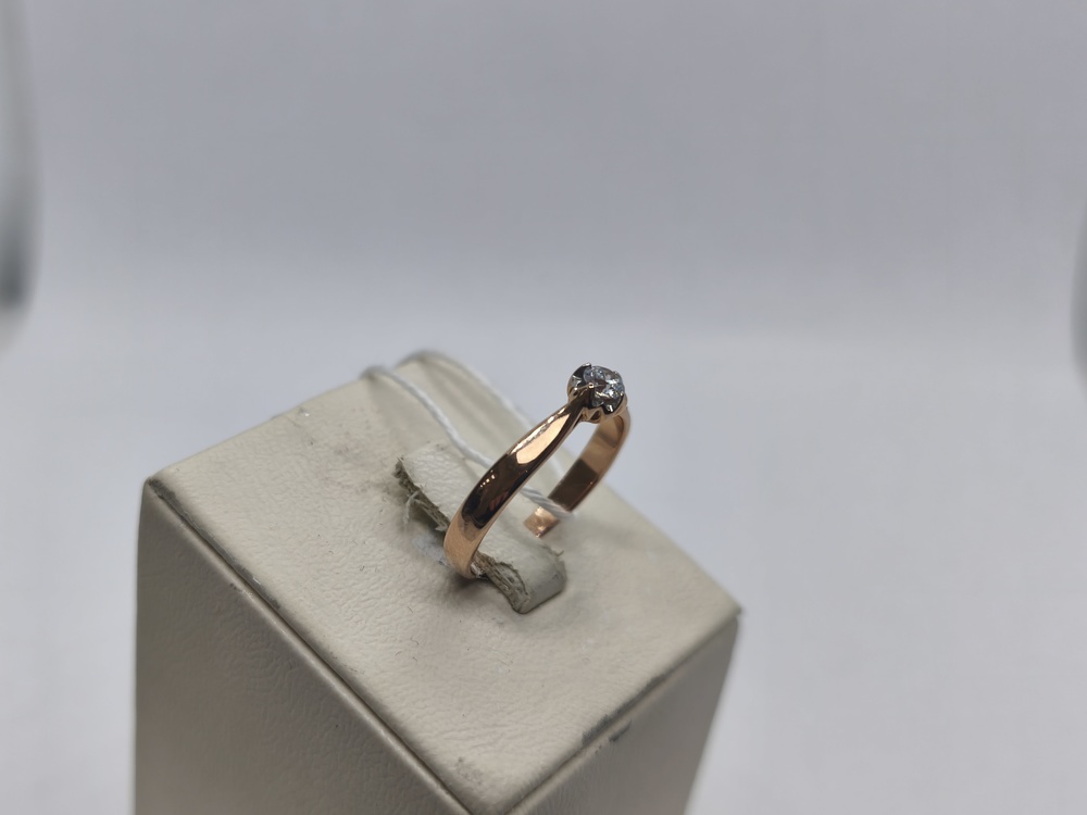 КОЛЬЦО С КАМНЕМ (Au 585)