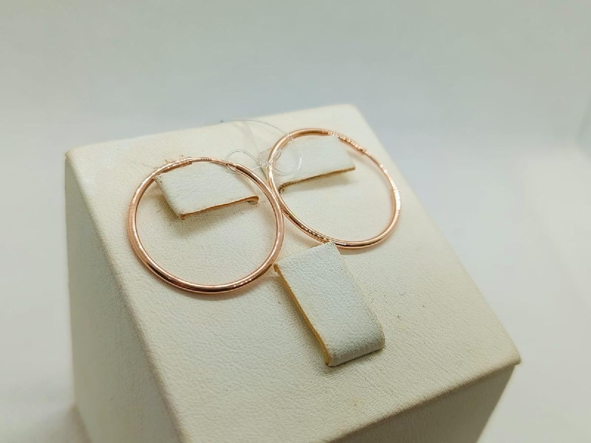 СЕРЬГИ КОНГО без камня (Au 585)