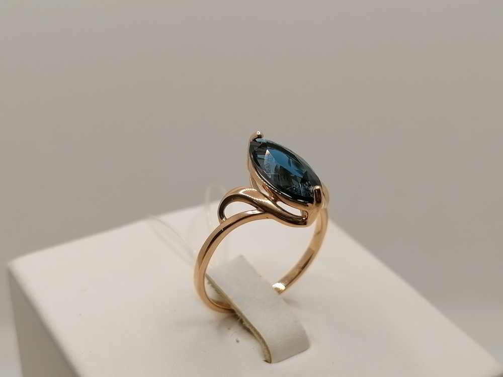 716540 КОЛЬЦО С КАМНЕМ (Au 585)