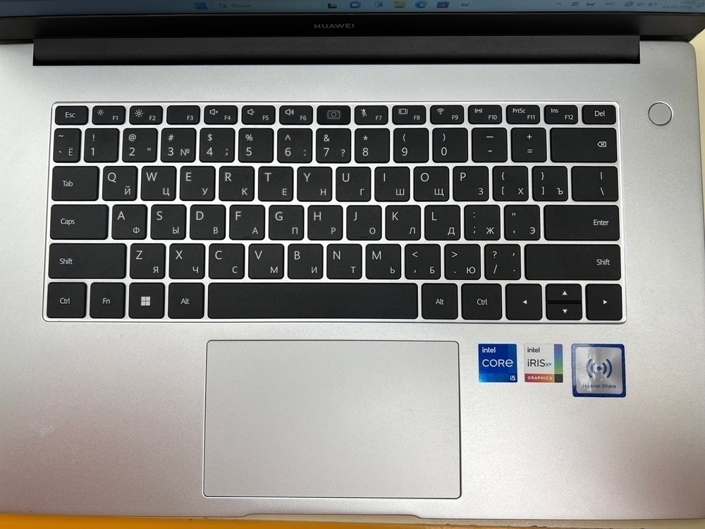 Ноутбук Huawei MateBook D 15 2021 BoD-WDH9; Core i5-1135G7, Intel iris XE Graphics, 8 Гб, 512 GB, Не