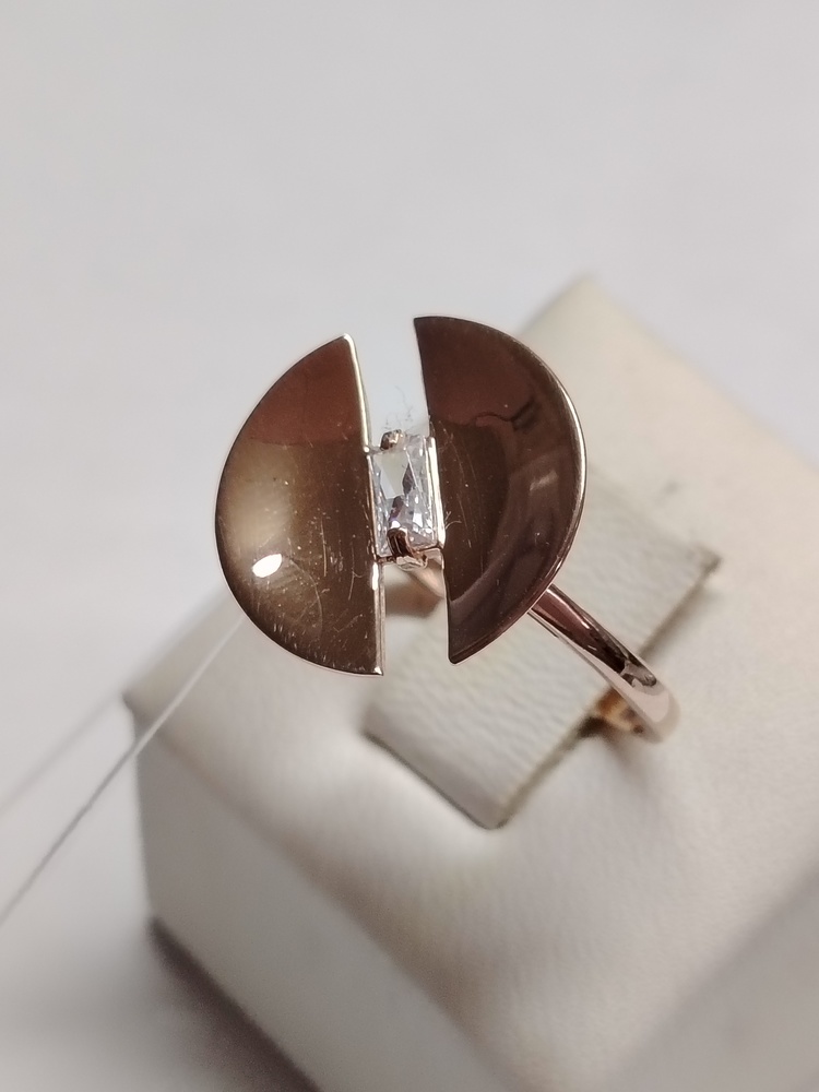 КОЛЬЦО С КАМНЯМИ (Au 585)