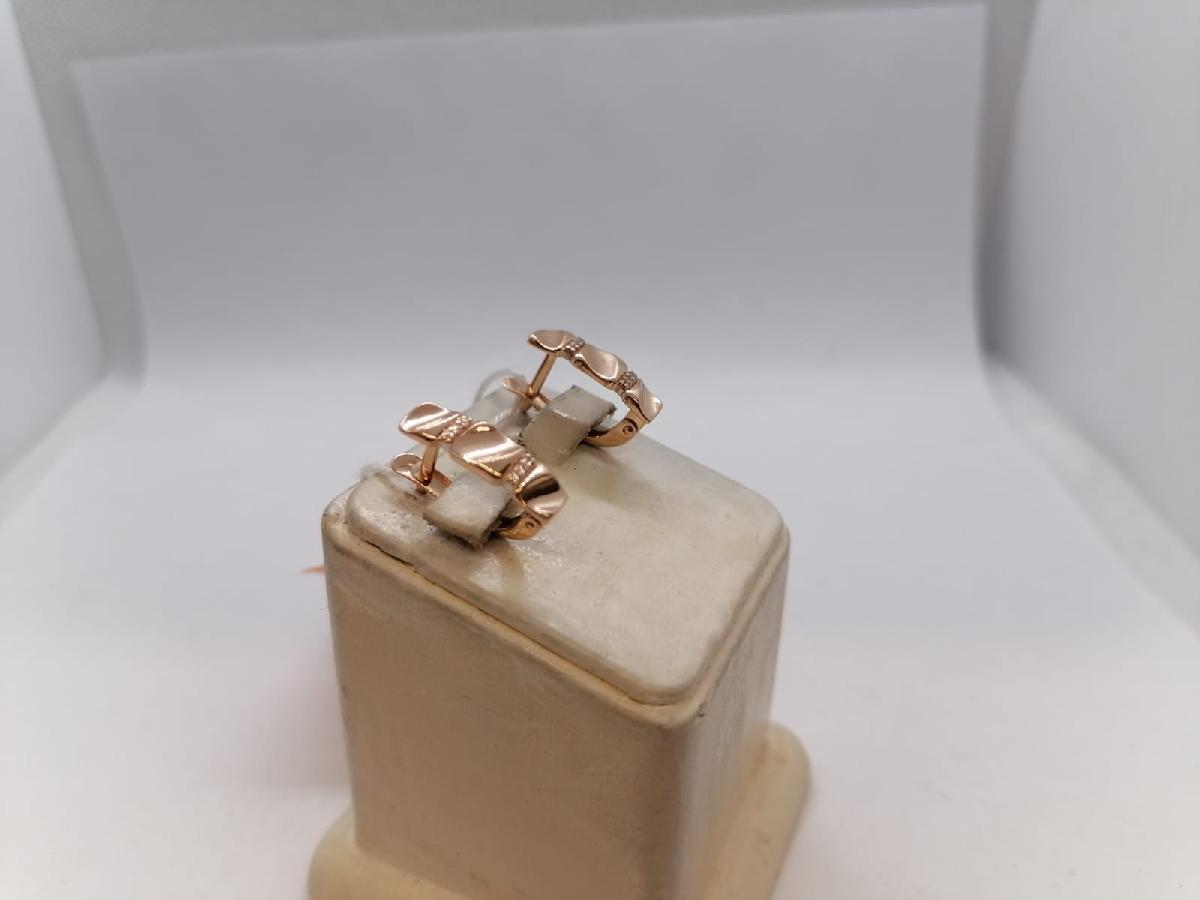 СКМИ585 СЕРЬГИ С КАМНЯМИ (Au 585)