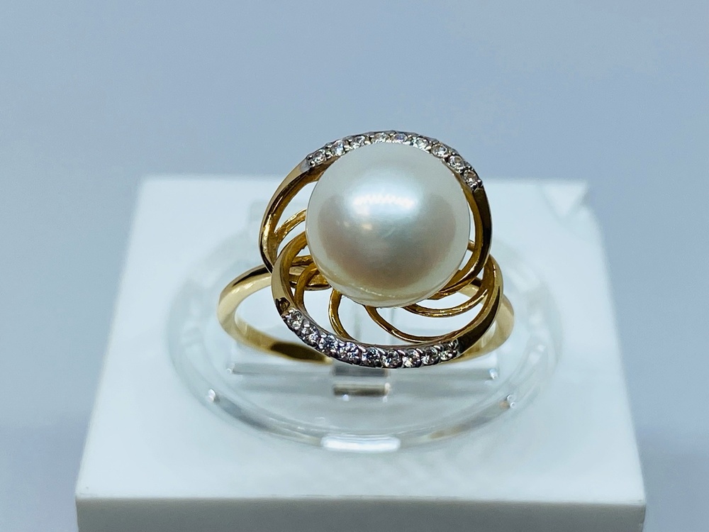КОЛКМИ585 КОЛЬЦО С КАМНЯМИ (Au 585)